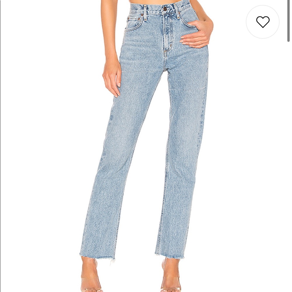 Agolde Cherie high rise straight in merit